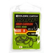 Гачки для лову риби, GC Carp 1001, 10шт/уп, колір BN, розмір №8